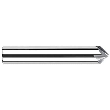 Harvey Tool 0.1875in (3/16) Shank DIA x 30Deg. per side Carbide Pointed Chamfer Cutter, 4 Flutes 731912