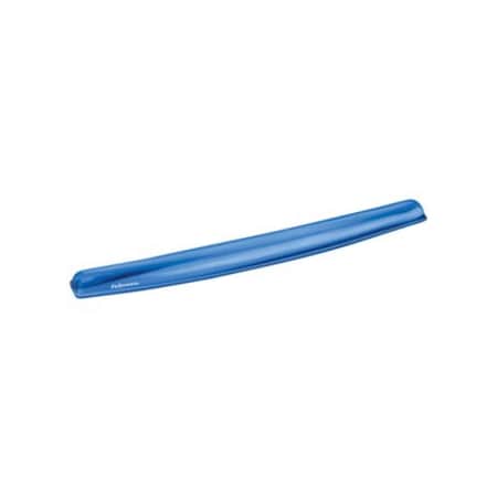 Fellowes Crystals Gel Wrist Rest - 0.94" x 19.31" x 2.31" - Blue FEL91137