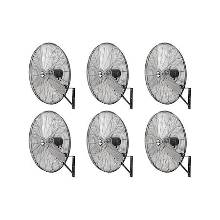 K-Tool International 30 In. Oscillating Wall Mount Industrial Fan Pallet Of 6 KTI77732-PL6