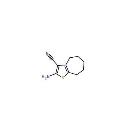 Ak Scientific 2-Amino-5, 6, 7, 8-tetrahydro-4H-cyclohepta-[b]thiophene-3-carbonitrile (1g), CAS 23917-22-8 8081AD-1g