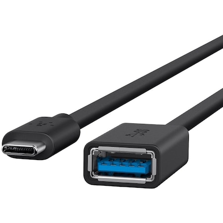Belkin 3.0 USB-C TO USB-A ADAPTER USB TYPE-C BAG & LABEL B2B150-BLK