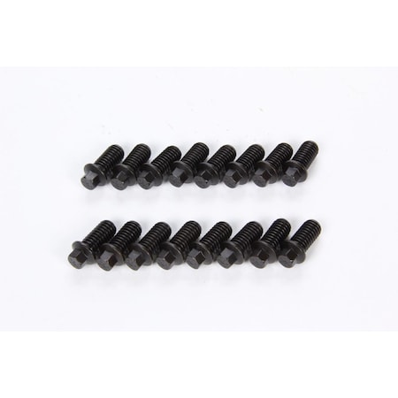 Schoenfeld 3002-16 0.37 - 16 x 1 in. 0.31 Head Header Bolt, 16PK SCH3002-16