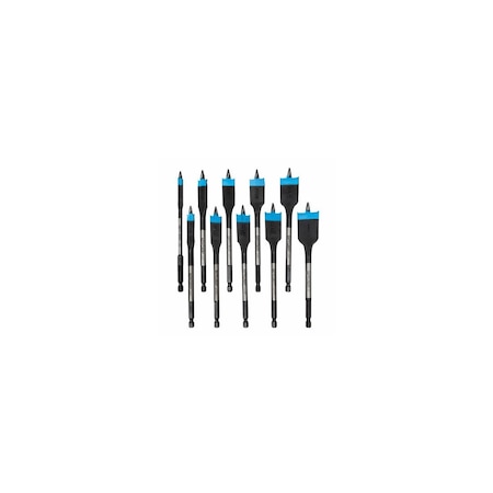 Sm Products 10-Pc. Stinger Spade Woodboring Drill Bit Set 11027