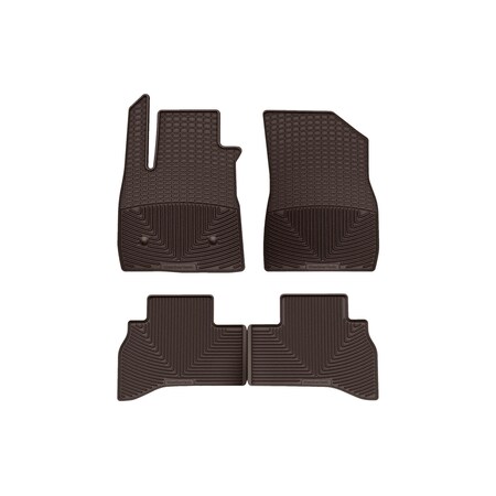 Weathertech Cocoa, Front and Rear All Weather Floor Mats W556CO-W557CO
