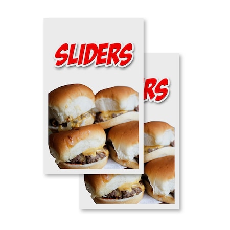 Signmission Sliders, Vinyl Decals Only 24 Inch x 36 Inch, Vinyl Decal, 2PK DSB-2436-2PACK-Sliders
