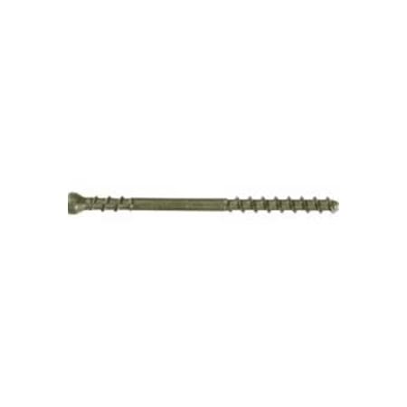 Camo Deck Screw, 1-7/8 in L, Trim Head, T15 Drive, Stainless Steel 345228S