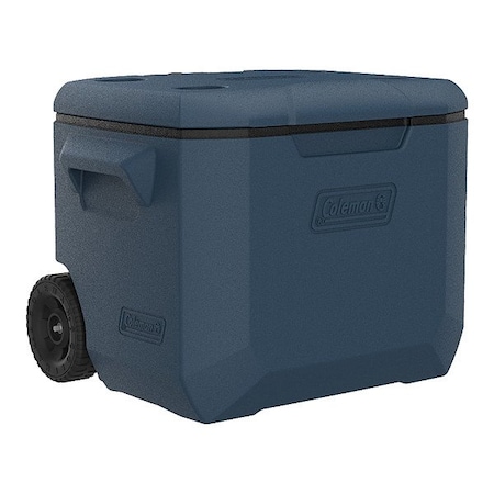 Coleman Cooler, Plastic, 60 qt, Blue 2231503
