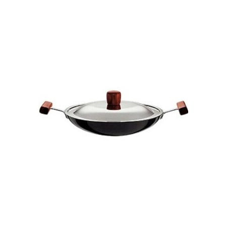 Hawkins QA2 Futura Non-Stick Appachatty Breakfast Pan with Stainless Steel Lid QA2