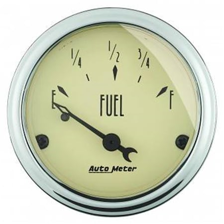 Auto Meter 1815 Antique Beige Fuel Level Gauge - 2.06 in. ATM1815