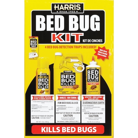 Harris Value Pack Various Application Bedbug Killer Kit BBKIT-LGVP-4