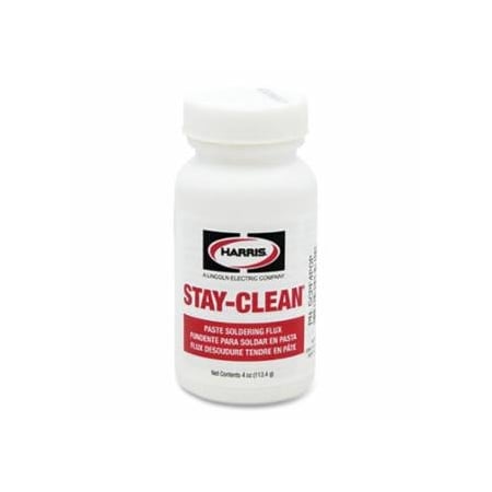 Harris Product Group Stay-Clean Paste Soldering Flux, Brush Cap Dispenser, 4 oz 348-SCPF4
