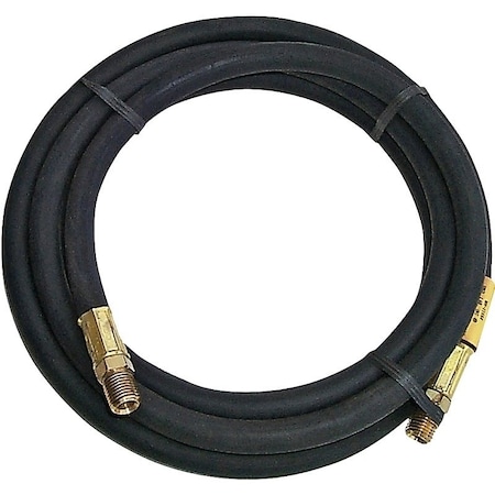 Flame Engineering FLAME ENGINEERING HP Hose Assembly, 1/4 in x 10 ft, MNPT, 350 psi, Rubber HP-10
