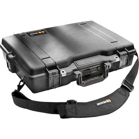 Pelican Black Protective Case, 21.62"L x 17-1/4"W x 4.87"D 1495NF