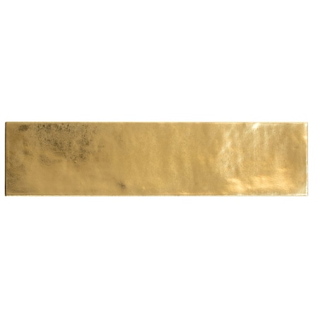 Apollo Tile Bravura 2.5 x 10 in. Matte Golden Ochre Ceramic Subway Wall Tile 5.06 sq ft/case, 30PK GAL88GLD2510