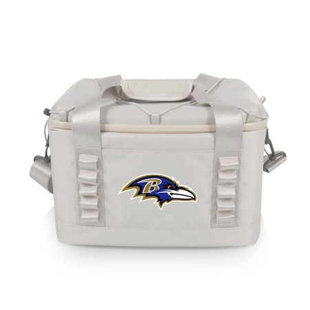 Picnic Time Family Of Brands NFL Baltimore Ravens - Tarana Superthick Recycled Cooler - 12 can 630-12-105-034-2