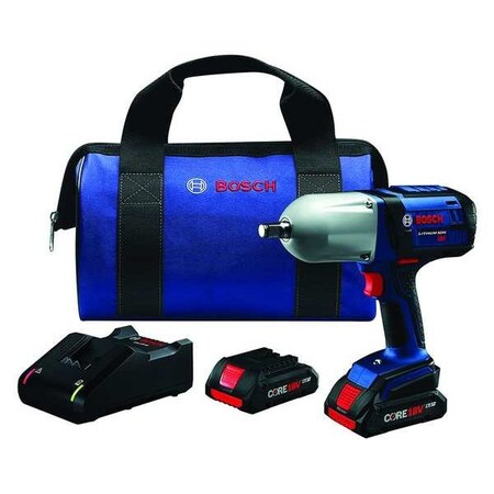 Bosch Impact Wrench, Cordless, Compact, 18VDC IWHT180-B25