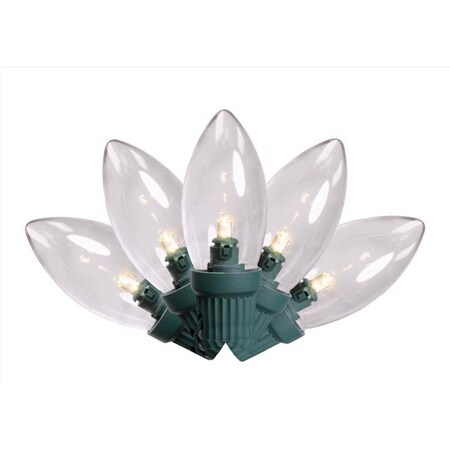 Celebrations Classic LED C9 Warm White 75 ct String Christmas Lights 49 ft. 11-06022A