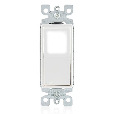 Leviton Wall Switch, White, 120/277V AC, Commercial L5611-2W