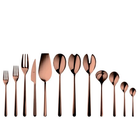 Mepra Linea Flatware Set - 67 Pieces - Bronze 109122067