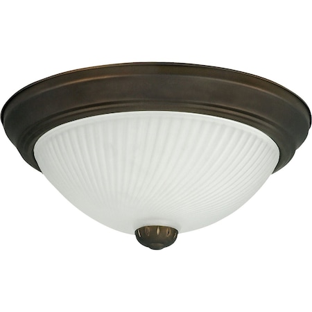 Home Impressions 11'' Oil Rubbed Bronze Incandescent Flush Mount Ceiling Light Fixture, 2PK IFM211TORB