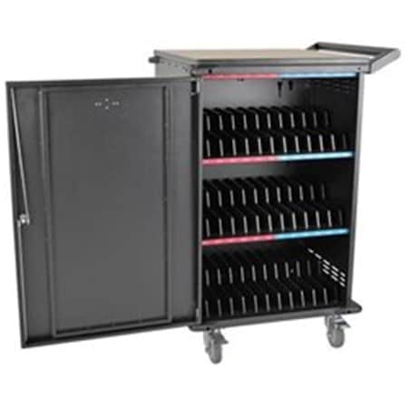 Doomsday 36-port Ac Charging Cart Storage Station Chromebook Laptop Tablet, Black DO328587