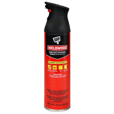 Weldwood 14 Oz. Dap 00120 Clear Original Contact Cement Spray Adhesive 120