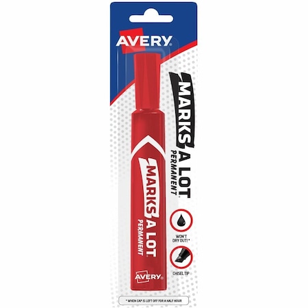 Avery Marks A Lot Permanent Markers, Regular D 17887