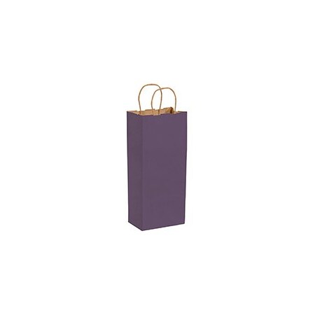 Bubblefast 250-5 1/2 x 3 1/4 x 13'' Purple Tinted Shopping Bags, 250PK BFBGS115PU