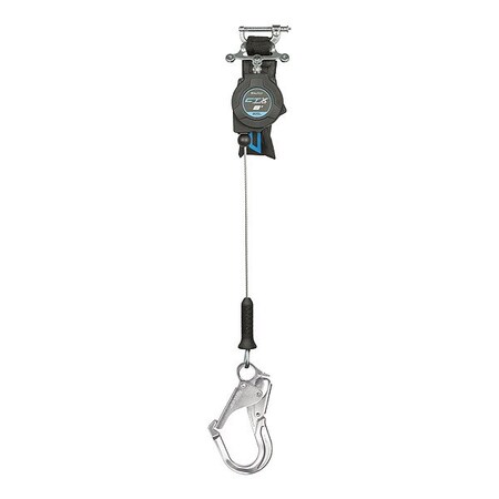 Falltech Self-Retracting Lifeline, Steel, 310lb, 8ft 83208SP5