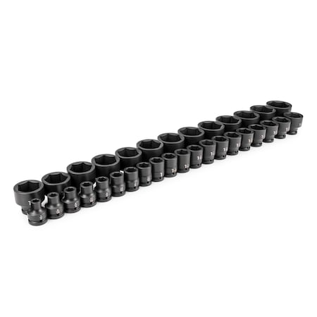 Tekton 3/4 Inch Drive 6-Point Impact Socket Set, 33-Piece 1/2 - 2-1/2 in. SID93007
