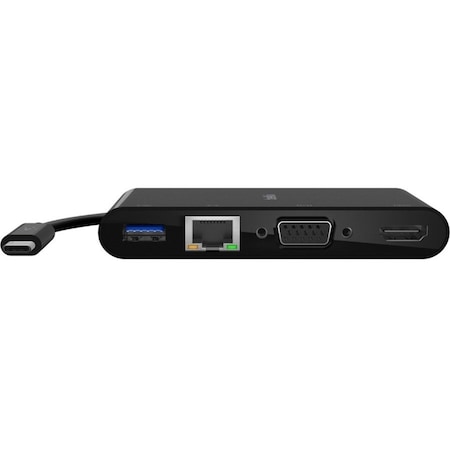 Belkin ADPT, USBC-GBE, HDMI, VGA, USBA, BLK AVC005BTBK
