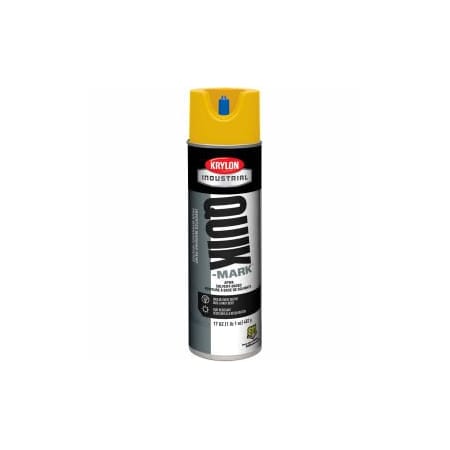 Krylon Krylon Industrial Quik-Mark Sb Inverted Marking Paint Apwa Safety Yellow - A03823007, PK12 A03823007