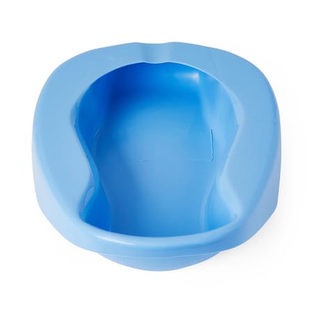 Medline Autoclavable Bedpan, Pontoon, Blue, 12PK DYND88205