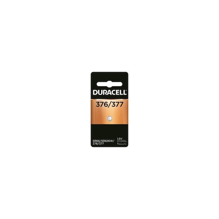 Duracell Distributing Nc Silver Oxide Watch Battery, #377, 1.5-Volt - pair 67848