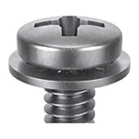M5-0.80 x 8 mm Phillips Pan Machine Screw, Passivated 18-8 Stainless Steel, 10 PK
