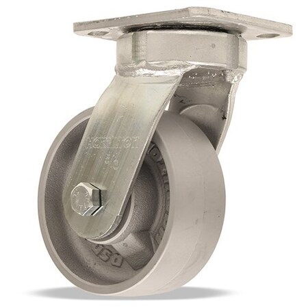 Hamilton High Heat Standard Duty Kingpinless Swivel Caster, 5" x 2" Metal Wheel S-52HK-5HMB