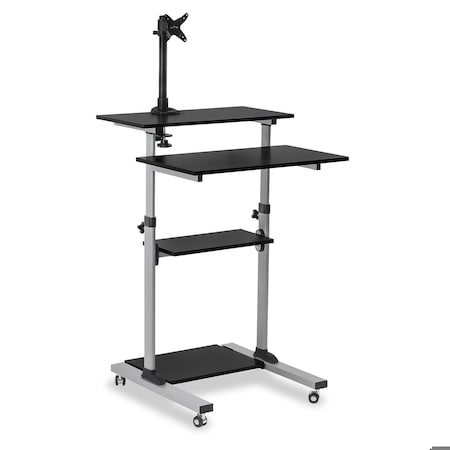 Mount-It Work Station w Mount Silver MI7942