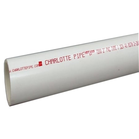Genova JM Eagle Pipe, 6 in, 10 ft L, Solvent Weld, SCH 40 Schedule, PVC, White 30577