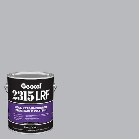 Geocel Fibered Brushable Coating, Aluminum Gray GC69209