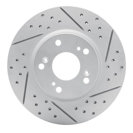 Dynamic Friction Co DFC Geoperformance Rotor - Drilled and Slotted 830-59034R