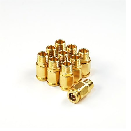 Distraccion 0.25 in. Poly Hose End x 0.25 in. Male End Hose Fitting DI1840814