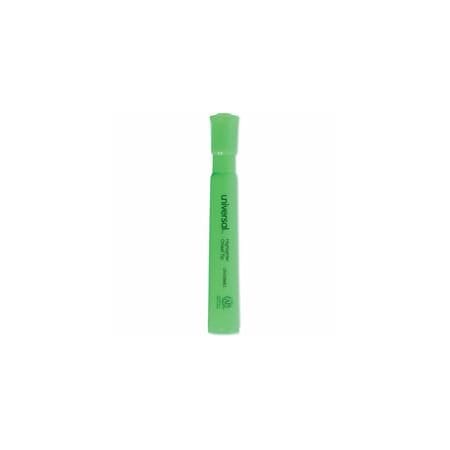 Universal Highlighter, Chisel Tip, Fluorescent Green 12PK UNV08862