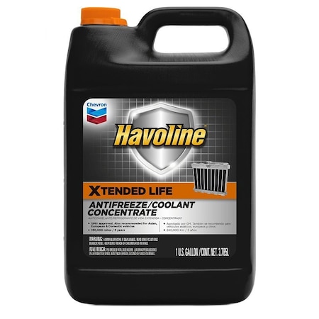 Havoline 221646-497 Dex-Cool Anti-Freeze and Coolant, 1 gal, Orange 236542490