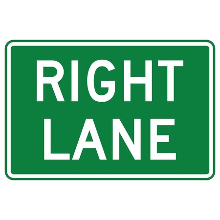 Sign Solutions Usa Traffic Sign, 24 in Width, Aluminum Sign, Horizontal Rectangle DUS12HWT2418M5-6GW