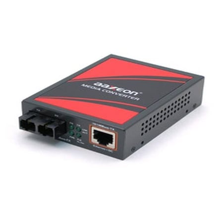 Antaira 10/100TX To 100FX PoE Media Converter, Single-Mode 30KM, SC Connectors FCU-1802P-SC-S30