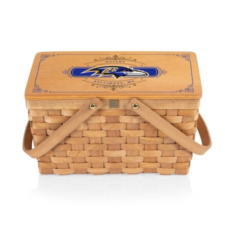 Picnic Time Family Of Brands Baltimore Ravens - Poppy Personal Picnic Basket, (Beige) 124-00-299-036-2