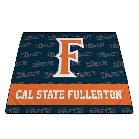 Picnic Time Family Of Brands NCAA Cal State Fullerton Titans Impresa Picnic Blanket - Lightweight Beach Blanket 819-01-999-986-0