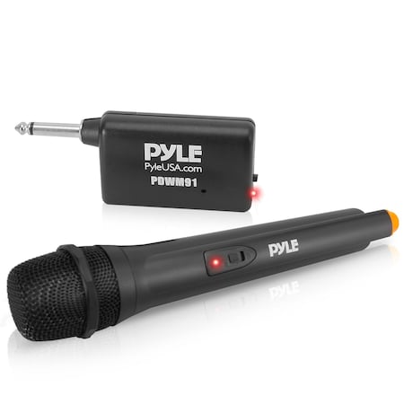 Pyle Portable VHF Wireless Microphone System, Black PDWM91