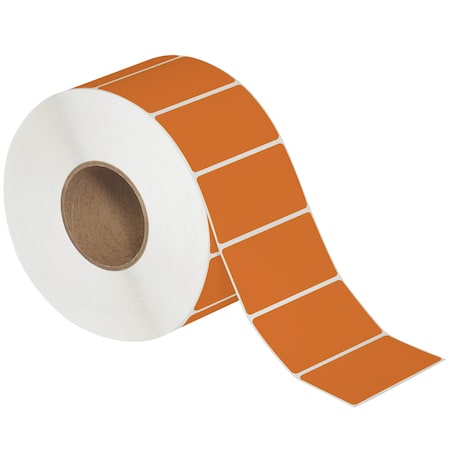 Tape Logic 4 x 2in Orange Direct Thermal Labels THL536