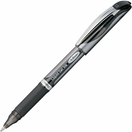 Pentel Pen, Energel, Liquid, 1.0Mm, Bk BL60A